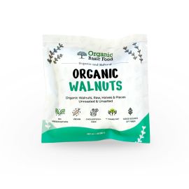 Organic Walnuts, Raw Halves & Pieces, Unroasted & Unsalted | Non-GMO | Vegan | Gluten-Free - 1 oz
