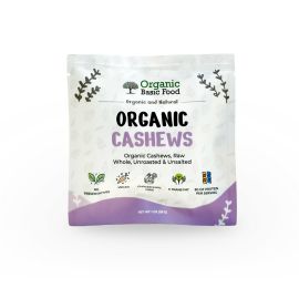 Organic Cashews, Raw, Whole | Non-GMO | Vegan | Gluten-Free - 1 oz