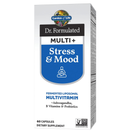 Garden of Life, Dr. Formulated Multi+, Stress & Mood, 60 Capsules
