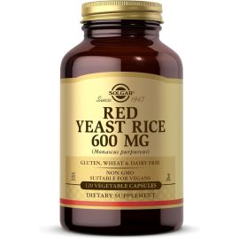 Solgar Red Yeast Rice - 600 mg - 120 Vegetable Capsules