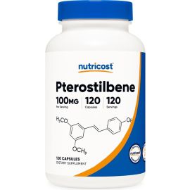 Nutricost, Pterostilbene, 100 mg, 120 Capsules