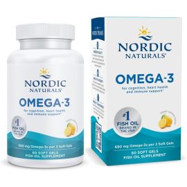 Nordic Naturals Omega-3 Lemon - 690 mg - 60 Softgels