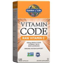 Garden of Life Vitamin Code® RAW Vitamin C™ 120 Vegan Capsules