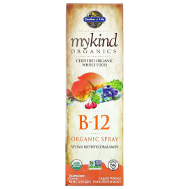 Garden of Life Organics Methylcobalamin B-12 Vegan Spray Raspberry - 2 fl oz