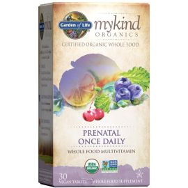 Garden of Life Organics Prenatal Once Daily Whole Food Multivitamin - 30 Vegan Tablets