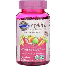 Garden of Life MyKind Organics Women's Multi 40+ Organic Berry 120 Vegan Gummy Drops