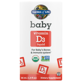Garden of Life	Baby, Vitamin D3 Liquid, 1.9 fl oz ( 56 ml)
