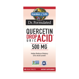 Garden of Life Dr Formulated Drop Uric Acid Defense Quercetin - 60 Vegan Tablets