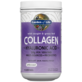 Garden of Life Wild Caught & Grass Fed Collagen Hyaluronic Acid 9.52oz