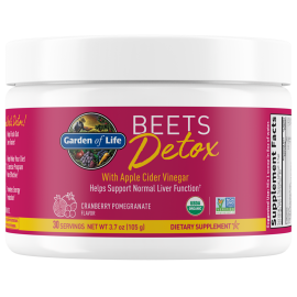 Garden of Life Beets Detox Cranberry Pomergranate Flavor 3.7oz