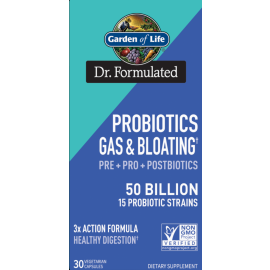 Garden of Life Dr. Formulated Probiotic Gas and Bloating - 50 billion - 30 Vegetarian Capsules