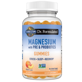 Garden of Life Dr. Formulated Magnesium with pre & probiotics Peach 60 Gummies