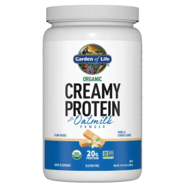 Garden of Life Organic Creamy Protein Vanilla Cookie 860 g  with Oat milk Powder