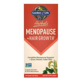 Garden Of Life, Herbals Menopause + Hair Growth† 30 veg Softgels