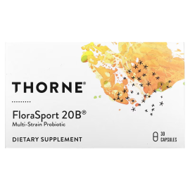 Thorne FloraSport 20B - NSF Certified for Sport - 30 Capsules