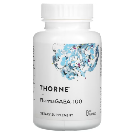 Thorne, PharmaGABA-100, 60 Capsules