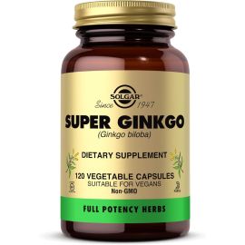 Solgar Super Ginkgo - 120 Vegetable Capsules