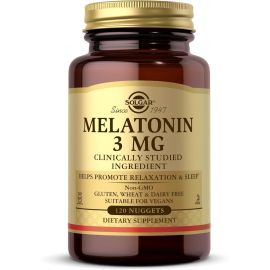 Solgar, Melatonin, 3 mg, 120 Nuggets