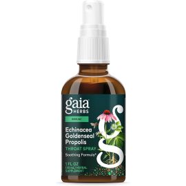 Gaia Herbs, Throat Spray, Echinacea Goldenseal Propolis, 1 fl oz (30 ml)