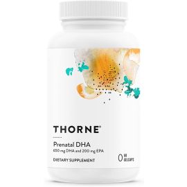 Thorne Research, Prenatal DHA, 60 Gelcaps