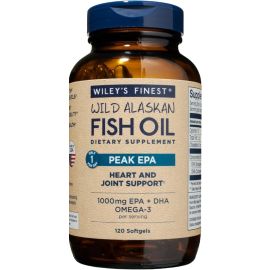 Wiley's Finest Wild Alaskan Fish Oil Peak EPA - 1250 mg - 120 Softgels
