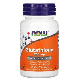 Now Foods Glutathione 250 mg 60 Veg Capsules