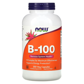 NOW Foods, B-100, 250 Veg Capsules