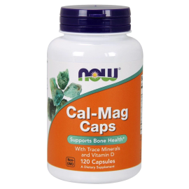 Now Foods Calcium-Magnesium With VITAMIN D and supporting minerals 120 veg Capsule