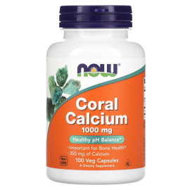 NOW Foods, Coral Calcium, 1,000 mg, 100 Veg Capsules