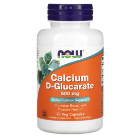 NOW Foods, Calcium D-Glucarate, 500 mg, 90 Veg Capsules