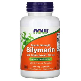 NOW Double Strength Milk Thistle - 300 mg - 100 Veg Capsules