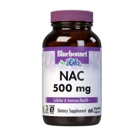 Bluebonnet Nutrition NAC - 500 mg - 60 Vegetable Capsules