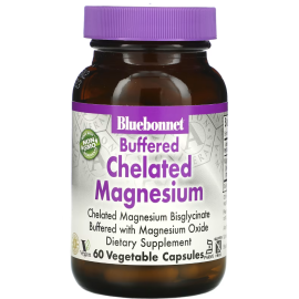 Bluebonnet Nutrition, Buffered Chelated Magnesium, 60 Vegetable Capsules