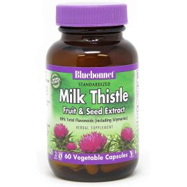 BlueBonnet Milk Thistle Fruit and Seed Extract 60 Vegetable Capsules
