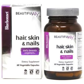 Bluebonnet Nutrition Beautiful Ally™ Hair Skin & Nails 60 Vegetable Capsules