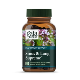 Gaia Herbs Sinus & Lung Supreme - 60 Vegan Liquid Phyto-Caps