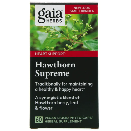 Gaia Herbs Hawthorn Supreme - 60 Vegan Phyto-Caps
