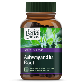 Gaia Herbs Ashwagandha Root - 60 Liquid Phyto-Caps