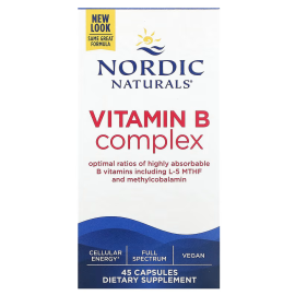 Nordic Naturals Vitamin B Complex - 45 Capsules