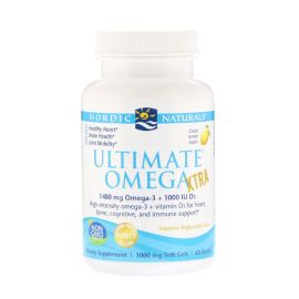 Nordic Naturals Ultimate Omega Xtra Lemon - 1000 mg - 60 Softgels