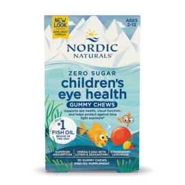 Nordic Naturals, Children's Eye Health Gummies, Ages 2-12, Strawberry Lemonade, 30 Gummies