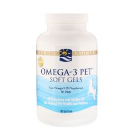 Nordic Naturals Pet Omega-3 Supplement for Dogs - 180 Softgels