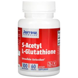 Jarrow Formulas S-Acetyl L-Glutathione - 100 mg - 60 Tablets