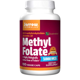 Jarrow Formulas Methyl Folate - 1000 mcg - 100 Veggie Capsules