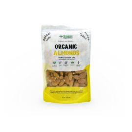 Organic Almonds, Raw, Unroasted & Unsalted | Non-GMO | Vegan | Gluten-Free - 7.5 oz