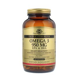 Solgar Triple Strength Omega-3 EPA and DHA - 950 mg - 100 Softgels