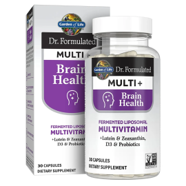 Garden of Life, Dr. Formulated Multi+, Brain Health, 30 Capsules