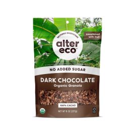 Alter Eco Organic No Added Sugar Granola, Dark Chocolate - 8 oz