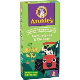 Annie's Farm Friends and Cheddar, Made with Real Cheese and Organic Pasta - 6 oz