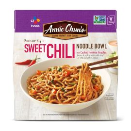 Annie Chun's Sweet Chili Noodle Bowl, Korean Style, Vegan - 48 oz